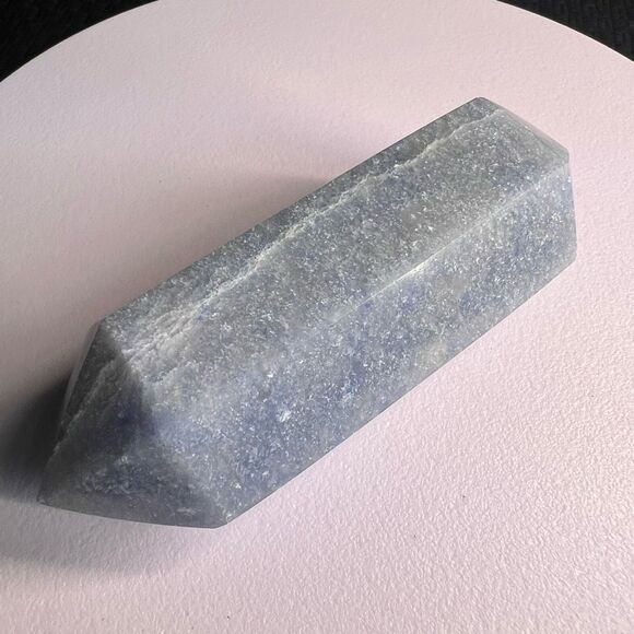 Blue Aventurine Double‎ Terminated Meditation  Wand (9) - Picture 5 of 9